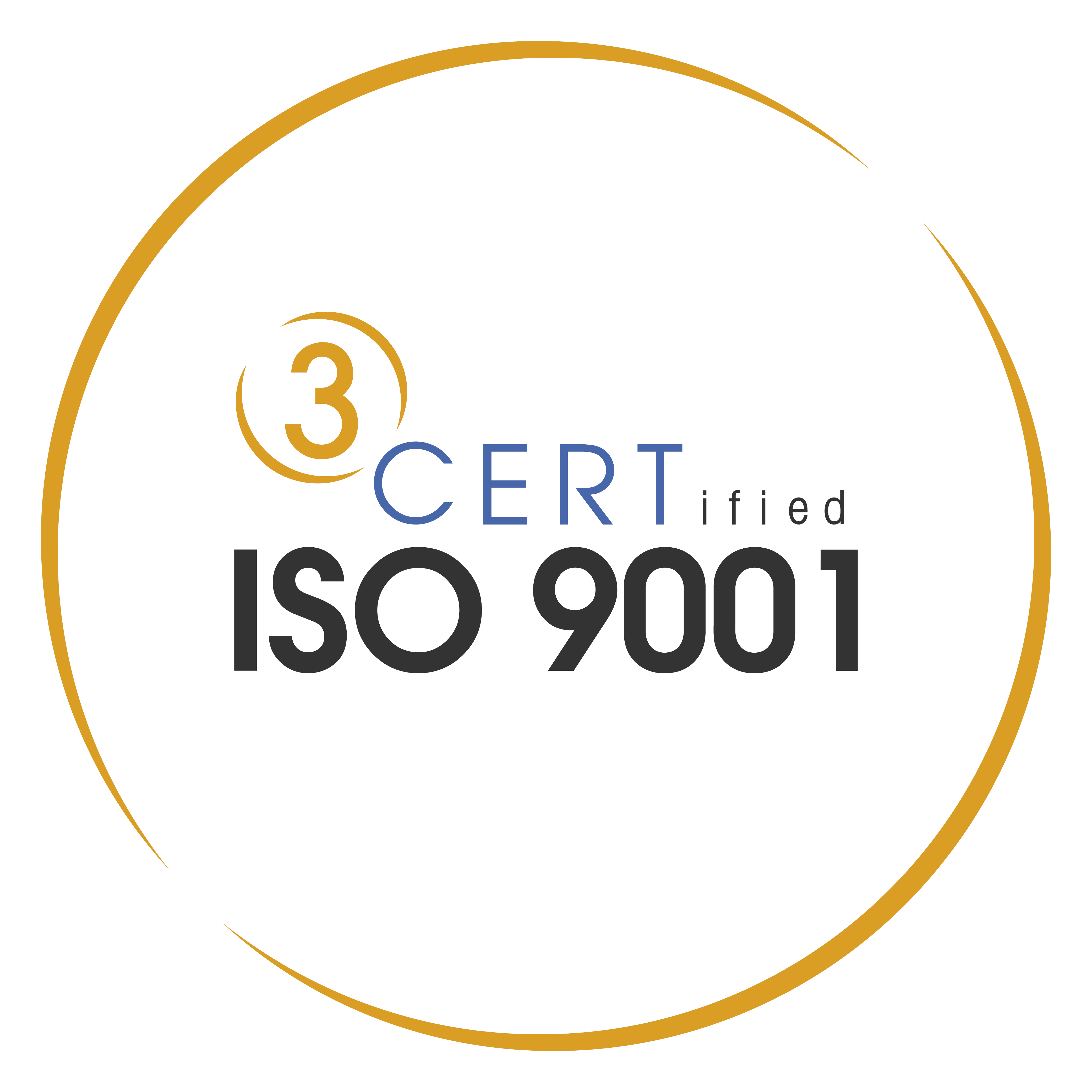 3 cert ISO 9001:2015